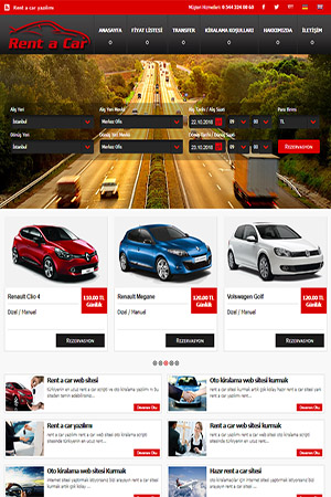 rent a car web sitesi